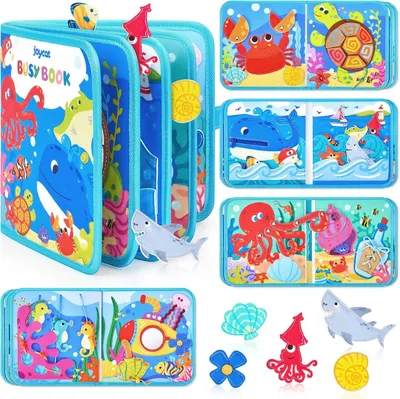 Productafbeelding van Ocean Busy Boek voor Peuters 1 - 3 Jaar Oud - Montessori Reisboek