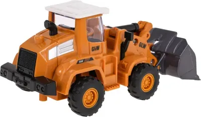 Produktbild von GLW Bulldozer für Kinder ab 3 Jahren: Metallschaufel, Gummireifen, Reibungsantrieb