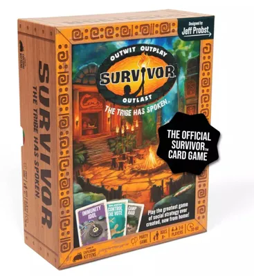 Produktbild von Exploding Kittens Kartenspiel für 3-6 Spieler, ab 8 Jahren, Survivor™ Edition