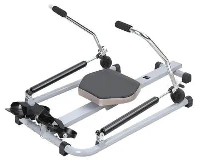 Image de Vélo d'appartement hydraulique pliable pour la maison - Résistance réglable jusqu'à 50 kg - Écran LCD - Noir