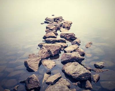 Produktbild von Lakeshore Rocks - Quer  - Mousepad - Mousepad