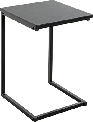 Produktbild von HAKU Beistelltisch schwarz - MDF, Metall, B/H/T: 33x60x35 cm