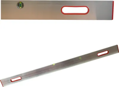 Produktbild von Richt- / Messlatte 200 cm, Aluprofil mit 2 Libellen + 2 Handgriffen