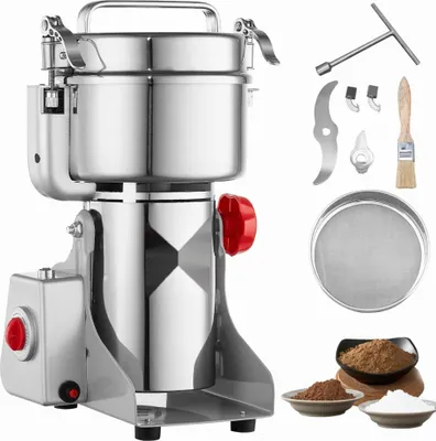 Image de Moulin à céréales électrique 3000W - Moulin à maïs 1kg - Moulin à épices - Moulin haute performance - Robot de cuisine pour céréales et épices