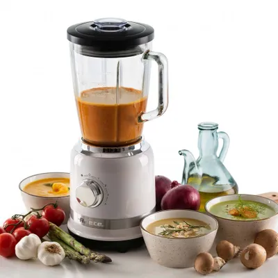 Obrázek produktu pro Ariete 0585/01, Stojací mixér, 1,5 l, Pulzní spínač, Drcení ledu, 1000 W, Bílá