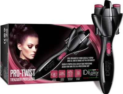 Obrázok produktu pre ID Italian IDEPROTWIST, Normálne vlasy, Suché vlasy, Čierna, Ružová, AA, 135 mm, 245 mm