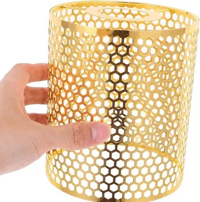 Immagine prodotto di Lampadina di ricambio per lampadario a tamburo in metallo, color oro