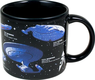 Produktbild von Star Trek Flaggschiff Kaffeetasse | Die Kaffee-Tasse & Tee-Becher in groß für Trekkies