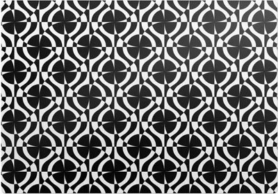 Produktbild von Geometrisches Muster – Bodenschutzmatte – Stuhlunterlage 100x70 cm – Rutschfest – Hartbodenmatte