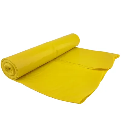 Produktbild von Müllsäcke dick 50 Mikron langlebige Rolle mit 25 Stück - gelb 120L