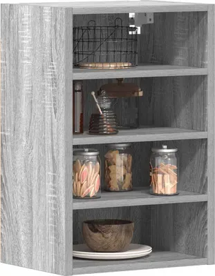 Produktbild von Hochwertig Hängeschrank Grau Sonoma 40x29,5x60 cm Holzwerkstoff 854180