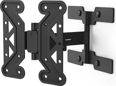 Image de Hama Support TV mural pivotant inclinable extra plat 122 cm 48 à 25 - Support TV mural - pivotant - inclinable - extra plat - 122 cm (48) à 25 kg (00220847)