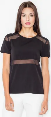 Produktbild von Figl Kurzarm-T-Shirt für Frauen Isone M468 schwarz S