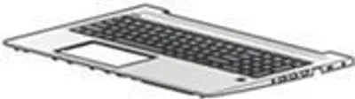 Zdjęcie produktu dla HP L45091-041, Płyta główna w obudowie + klawiatura, Niemiecki, HP, ProBook 450 G6