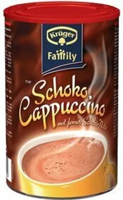 A can of Krüger Family Typ Schoko Cappuccino.