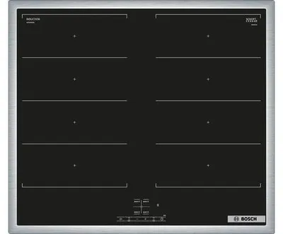 Produktbild von Bosch HEB517BB4 + NXX645CB5E, Zonen-Induktionskochfeld, 4 Zone(n), Glaskeramik, Schwarz, Touchsteuerung, 58,3 cm