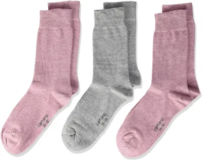Productafbeelding van Camano Kinder sokken, 3-pack, met verstevigde hiel en teen, voor jongens en meisjes