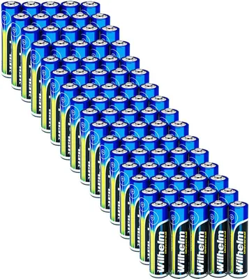 Produktbild von 80 AAA Mikro Wilhelm Universal Alkaline Batterien im Shrink LR03