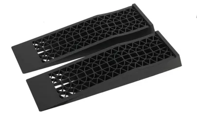 Produktbild von Auto-Auffahrrampen - Verlade- und Reparaturrampen - 5 t Tragkraft - 70 cm - Gummi - Tragbare - 2er-Set