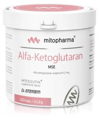Produktbild von Dr. Enzmann MSE Alfa-ketoglutaran MSE (120 Kapseln) 5906642021289