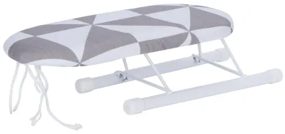 Produktbild von Mini-Bügelbrett, faltbar, Ärmelbündchen, Kragen, Tisch für Zuhause, Reisen, modisches quadratisches Gitter