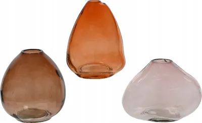 Immagine prodotto di Vaso decorativo in vetro per fiori 10,5 x 9 cm 1pz.