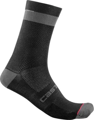 Produktbild von Castelli Alpha 18 Black/Dark Gray S/M Fahrradsocken