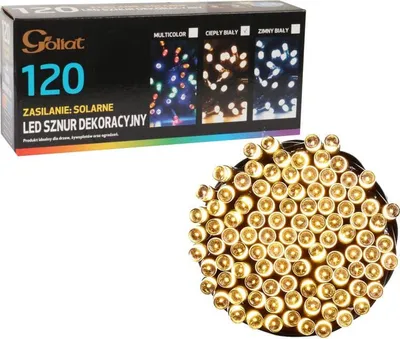 Zdjęcie produktu dla Lampki Choinkowe 120 Led-Solary Ciepły Biały