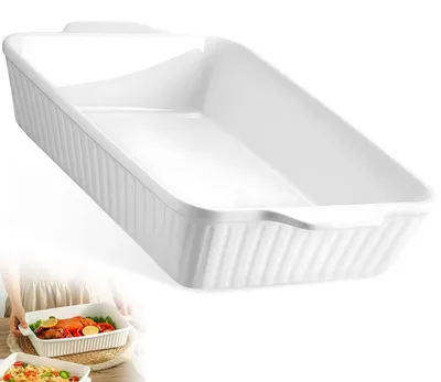 Image de Grande plaque de cuisson en céramique avec deux poignées