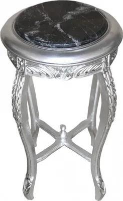 Produktbild von Barock Beistelltisch Silber ModY7 72 x 40 cm