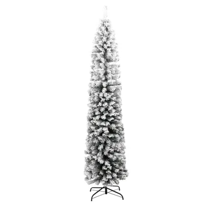 Immagine prodotto di Albero di Natale Artificiale con Neve Fioccata Verde 180 cm PVC