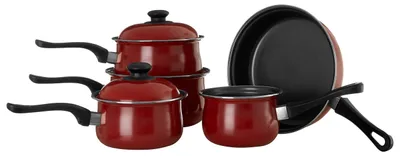 Immagine prodotto di Omgoods - Set di 5 pentole in acciaio inossidabile con rivestimento antiaderente