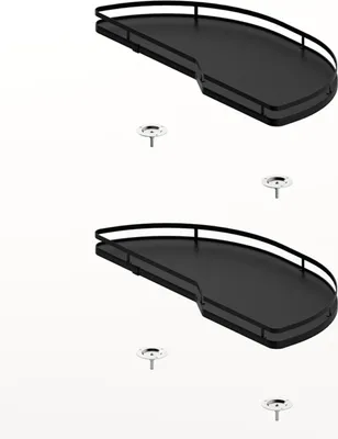 Produktbild von Hettich Salso Eckschrank Tablarset 400 TB600 rechts anthrazit