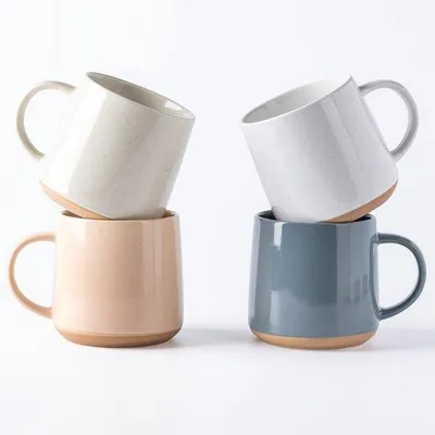 Image de Service à café en céramique fait main, 4 pièces, pour des tasses de 500 ml