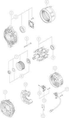 Image de Alternateur triphasé MAHLE MG 36
