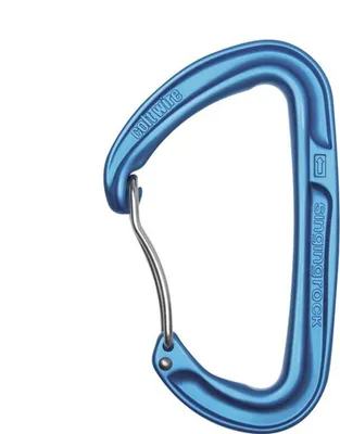 Immagine prodotto di Singing Rock D Colt Wire Bent Carabiner Blu Blu Taglia unica