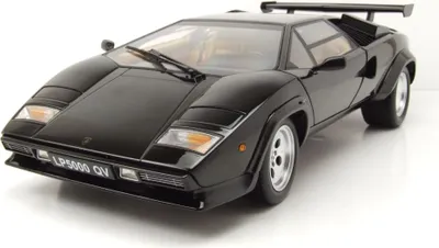 Produktbild von KK Scale 120143 Lamborghini Countach LP 5000S QV 1985 schwarz 1:12