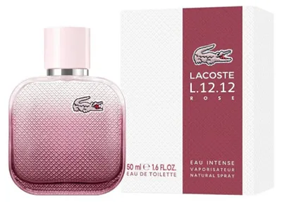 Zdjęcie produktu dla Lacoste L.12.12 Rose Eau Intense - EDT, 50 ml