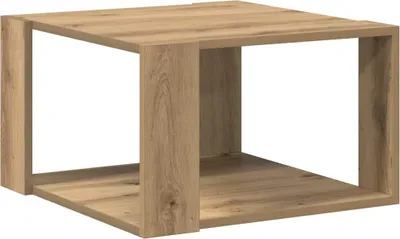 Produktbild von vidaXL Couchtisch Artisan-Eiche 51,5 x 51,5 x 30 cm Holzwerkstoff