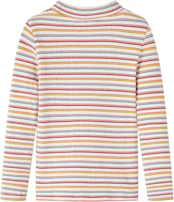 Produktbild von vidaXL Kinder-Langarmshirt Halbrollkragen Ecru 104