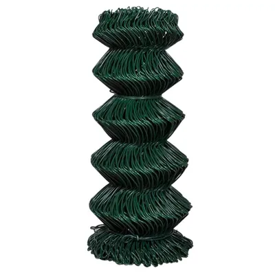 Image de vidaXL Clôture grillagée acier 0,8x25 m vert