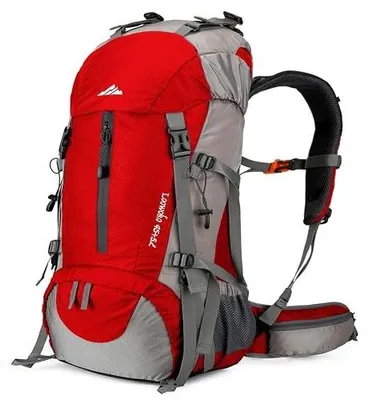 Zdjęcie produktu dla Plecak turystyczny 50L wodoodporny kempingowy z osłoną deszczową lekki