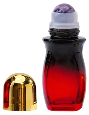 Image de Flacon roll-on en verre ambré pour les soins de la peau