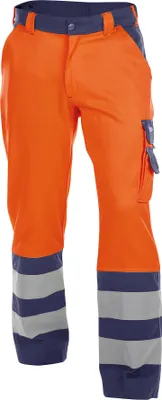 Immagine prodotto di DASSY® Lancaster pantaloni ad alta visibilità NEONORANGE/BIANCO SCURO taglia 44 lunghezza: STANDARD