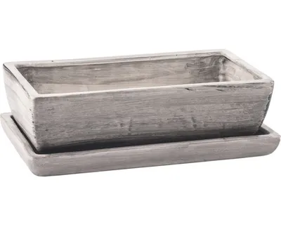 Immagine prodotto di Cassapanca con piattino KAKTUS GREY grigio 28 cm