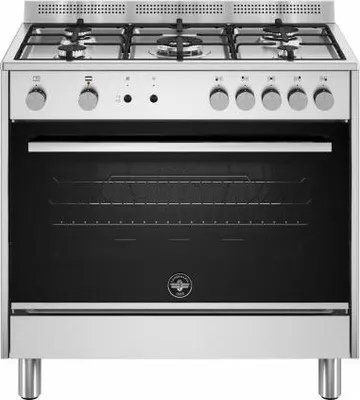 Immagine prodotto di Bertazzoni La Germania Futura FTR965GXV/24 cucina Elettrico/Gas Gas Nero, Acciaio inox