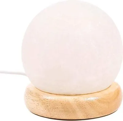 Produktbild von Mini Mood Salzlampe Kugel USB  LED -- 450 g, 9 cm im Set Set 7 Lotus