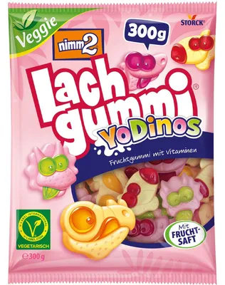 Image de nimm2® 680645 nimm2® Lachgummi YoDinos Fruchtgummi 300,0 g