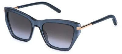 Produktbild von Furla SFU983 Grigio trasparente 56/19/140 Damen Sonnenbrillen