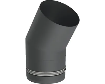 Produktbild von Pellet-Line Winkel 30° starr Ø 80mm schwarz